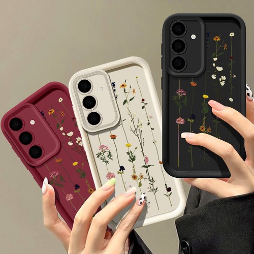 Floral Soft Silicone Case For Samsung Galaxy S24 Ultra S23 S22 A55 A15 A54 Cover - Picture 4 of 19