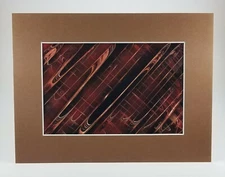 Abstract Art Painting Original with Color mat board signed by Jason Girard.