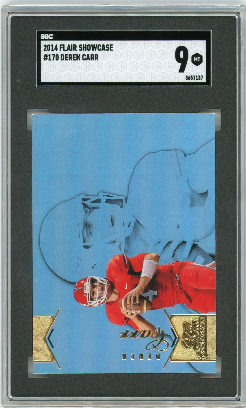 Derek Carr Flair Showcase #170 Row 0