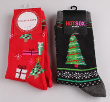 2 Pack of Christmas Socks Size 9-11