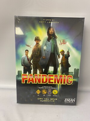 Z Man Games Pandemic Board Game, Adult/Family, Award Winning Game - NEW