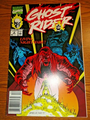 Geist Rider Vol 3 #8 Zeitungskiosk Schlüssel Saltares Dan Ketch 1st Herz