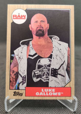 2017 Topps Heritage WWE #28 Luke Gallows Wrestling Card