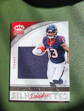 2016 Braxton Miller Crown Royale Jumbo Rookie Silhouette Jerseys Texans Card #14