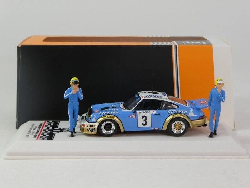 Ixo Model PORSCHE CARR.RS N.1 WINN.RALLY MONTE C.1978 W/FIG.NICOLAS/LAVERNE 1 43