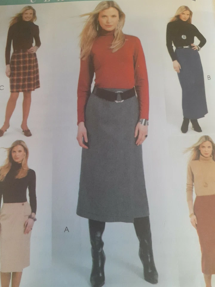 McCall's 4138 Lined Skirt Sewing Pattern Ladies 8 10 12 14 Classic Fit Straight - Image 2 of 4