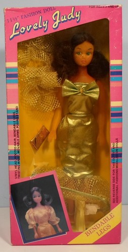 FH VTG 90's 12'' LOVELY JUDY BRUNETTE DOLL UNUSED BOXED - 第 8/12 張圖片