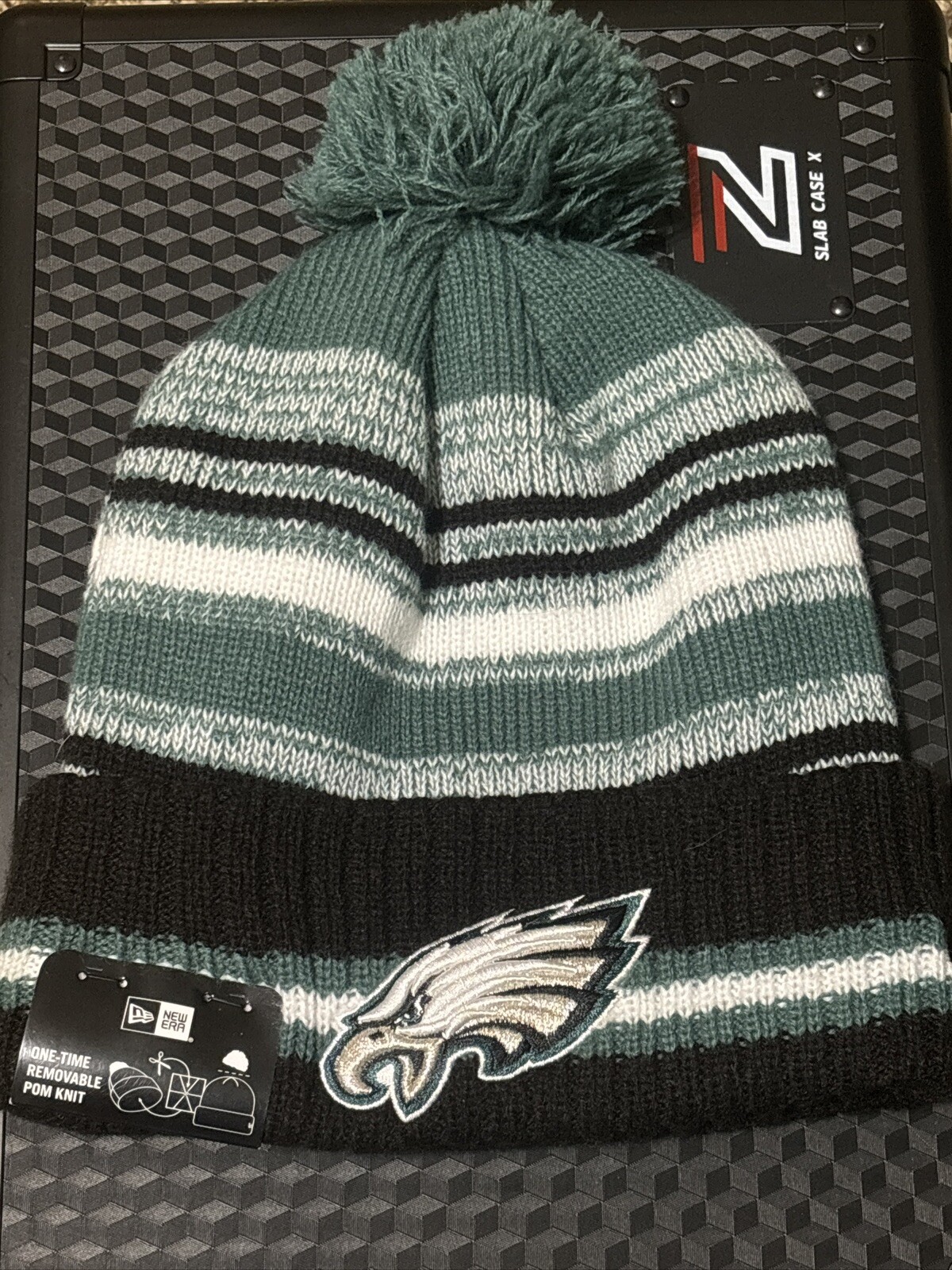 Philadelphia Eagles Winter Lined Beanie NFL  New Era Green New W/tags