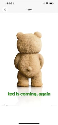 Ted 2 - Movie Poster / Print (Teaser - Ted Is Coming & Again) (Size: 24'' X 36'')