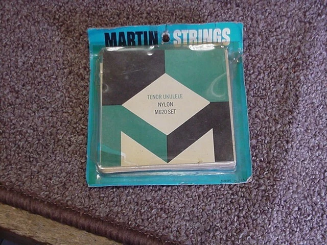 Vintage 1970s Martin Tenor ukulele strings great case candy in package RARE - Image 2 of 2