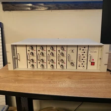 IRP DE4018A, Voice-Matic, 6 Channel Mixer, Compressor Limiter, Eq, rack