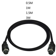 10Pin Mini DIN Male to Male Computer Connector Cable For Projector VCR DVD