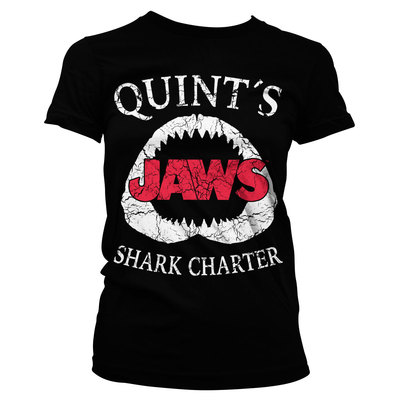 Officially Licensed Jaws - Quint´s Shark Charter Women's T-Shirt S-XXL Sizes