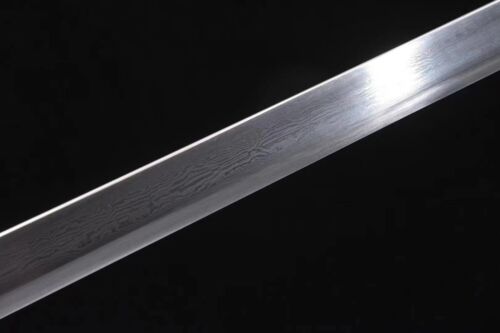Espada de batalla china KUNGFU TangDao Katana forjada plegada acero madera dura #1346 - Imagen 4 de 10