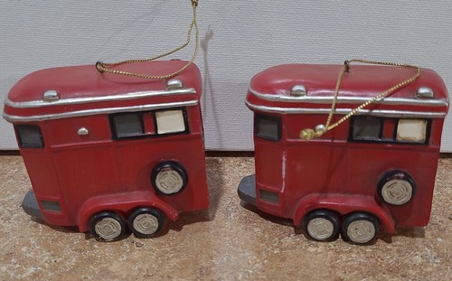 Horse Trailer Christmas Ornament