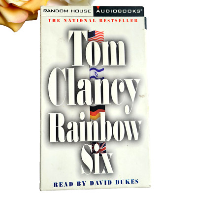 Rainbow Six Tom Clancy Cassette Audiobook 1998 Abridged