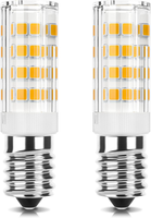 DiCUNO E14 LED Warmweiß 3000K, 3W Ersetzt 40W Dunstabzug Lampe, 2Er Pack