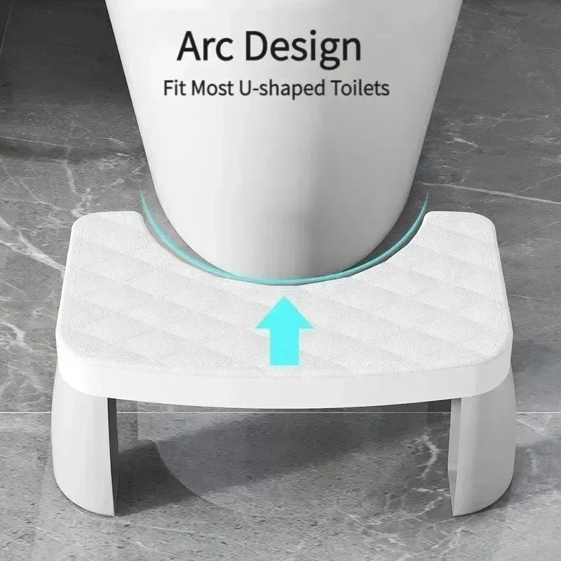 1PC Waterproof Toilet Stool Squatty Potty Foot Stool Bathroom Aid for Adults Kid - Image 3 of 4