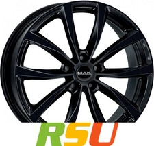 MAK Wolf gloss black 8x18" ET35 LK5 100 ML 72 Alufelgen 18 Zoll