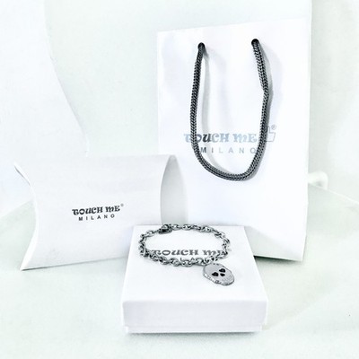 TOUCH ME MILANO ARMBAND KETTE TIFFANY ANHÄNGER ANHÄNGER SKULL MIT STRASS