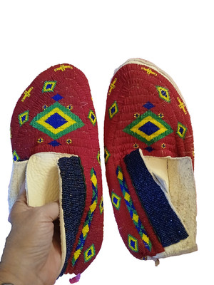 native american moccasins mens 10.5