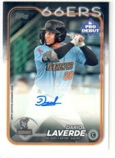 2024 Topps Pro Debut DARIO LAVERDE ROOKIE AUTO! #PD-38