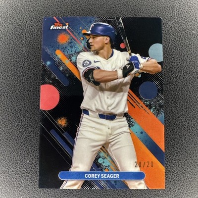 2025 Topps Finest - Corey Seager #49 20/20 - Bookend - Texas Rangers WS MVP  
