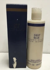 PERRY ELLIS 360 BLUE BY PERRY ELLIS 6.7 OZ WOMEN'S BODY LOTION ( scratched box)
