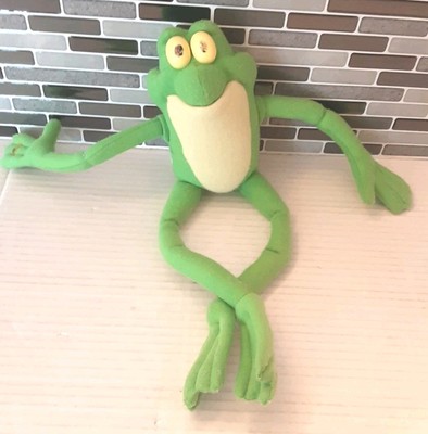 Swan Princess Jean Bob Frog 1994 Stuffed Plush Doll Toy Figure Movie Vtg Tyco