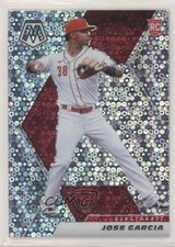 2021 Panini Mosaic Rookie Quick Pitch Silver Mosaic Prizm Jose Garcia #253 8em