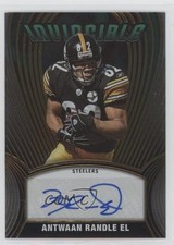 2022 Panini Chronicles Invincible Auto Antwaan Randle El #INV-ANE Auto 1c3k