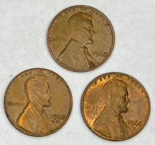 1968 S, P and D Lincoln Memorial Cent Penny
