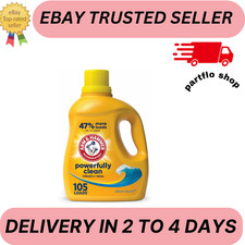 ARM & HAMMER Liquid Laundry Detergent, Clean Burst Fresh, 105 fl oz, 0.13 per gallon