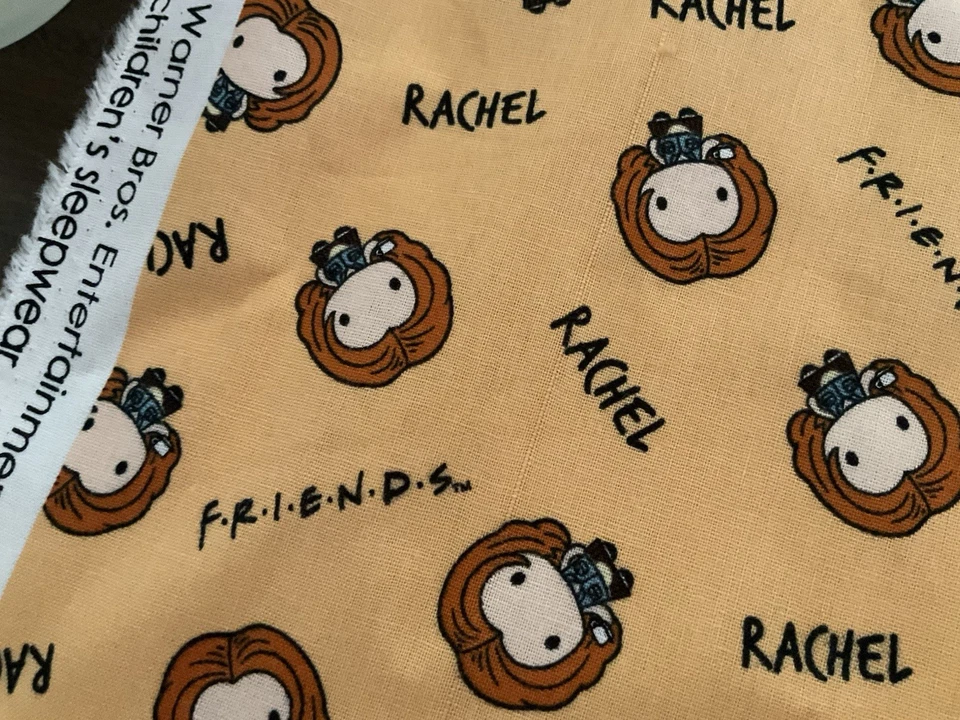 Хлопчатобумажная ткань Friends TV Rachel от Warner Bros 44 дюйма x 3634 - Изображение 3 из 4
