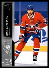 2021-22 Upper Deck Josh Anderson Montreal Canadiens #95 11765