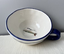 Anthropologie Molto Bene Trattoria Sardina Sardine Fish Mug Bowl Rare HTF