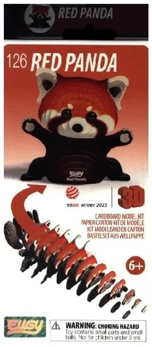 EUGY - 3D Bastelset Roter Panda | Kit (Bastelset) | 2025 | EUGY - Bild 3