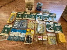 🍊Vintage Lot of Miscellaneous Hardware Tools Bolts Nuts Washers Screws Stanley!