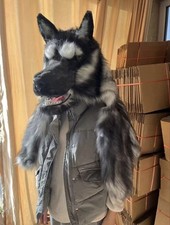 Wolf Maske Furry Wolf Mask