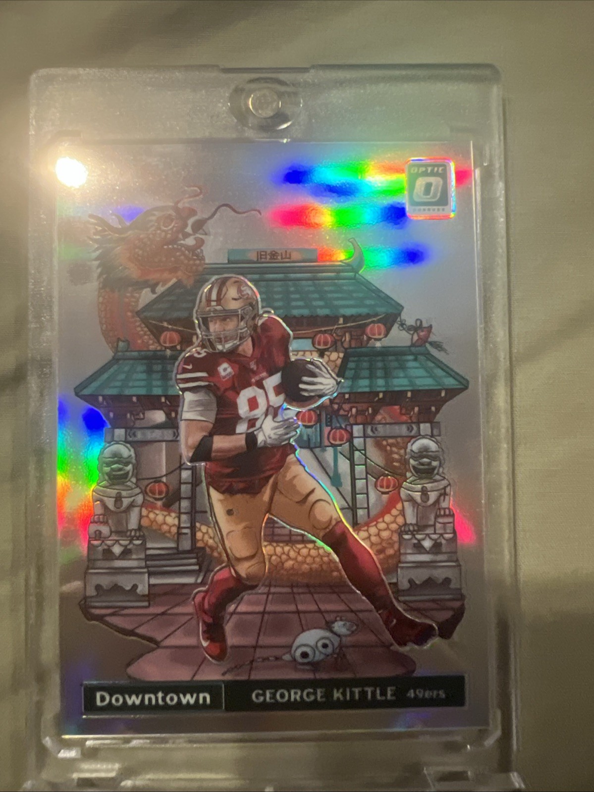 2020 Panini Donruss Optic - Downtown - Rare George Kittle - DT-11