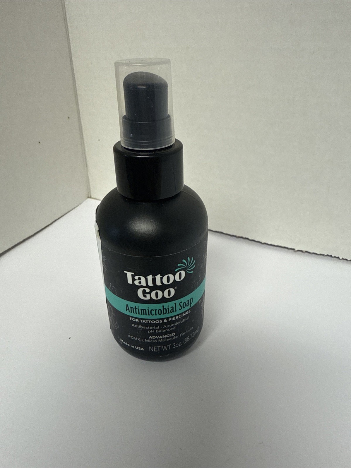 Tattoo Goo Antimicrobial Soap for Tattoos & Piercings - 3 fl. oz. - Ex: 04/26