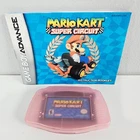 Mario Kart Super Circuit Game Boy Advance GBA with Manual  - Tested & Working
