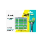 12 x Schick Hydro 3 comfort Replacement Cartridges