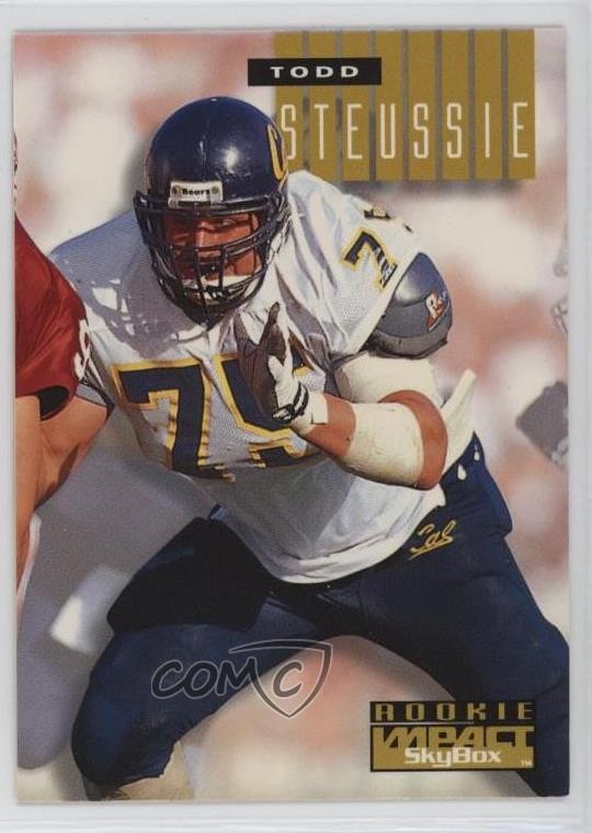 1994 Skybox Impact Rookie Todd Steussie #291 Rookie RC 0q1p