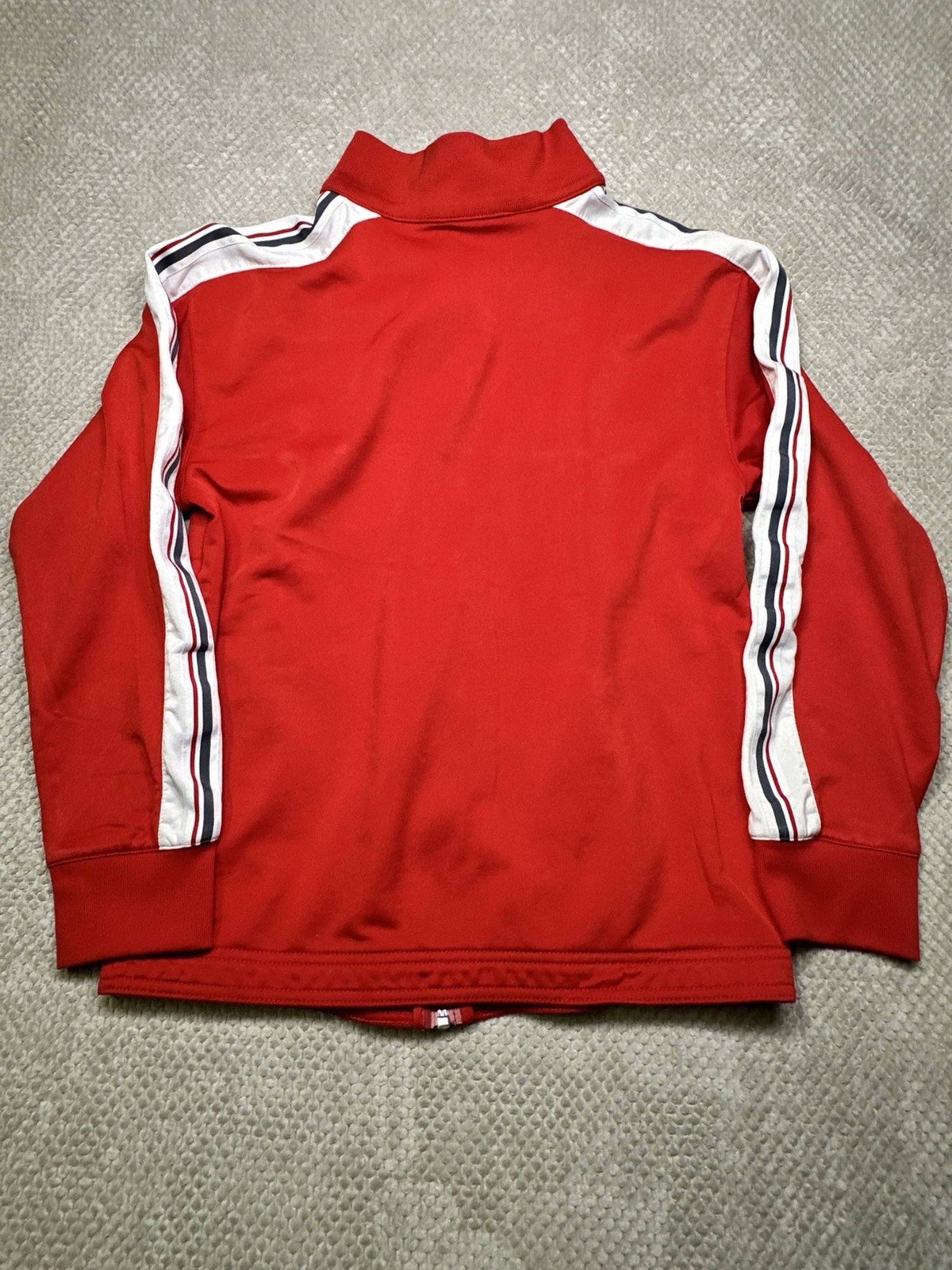 Nike Air Retro Kids Long Sleeve Tracksuit Red Age 13-14 image 5