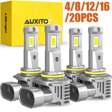 For Halogen Auxito 9005+9006 LED Bulbs 6500k White Adjustable Light Bulb4-20x