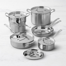 Cuisinart Multiclad Pro Tri-Ply Stainless-Steel 12-Piece Cookware Set - NEW