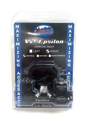 Hamskea V2 Epsilon Arrow Rest Universal Bracket, Black - Right Hand