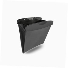 Car Leather Trash Can Auto Back Seat Trash Bag Trash Basket Storage Bag