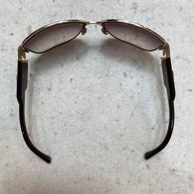 Marc Jacobs Oversized Sunglasses Womens Gold Tone Brown  display picture 1